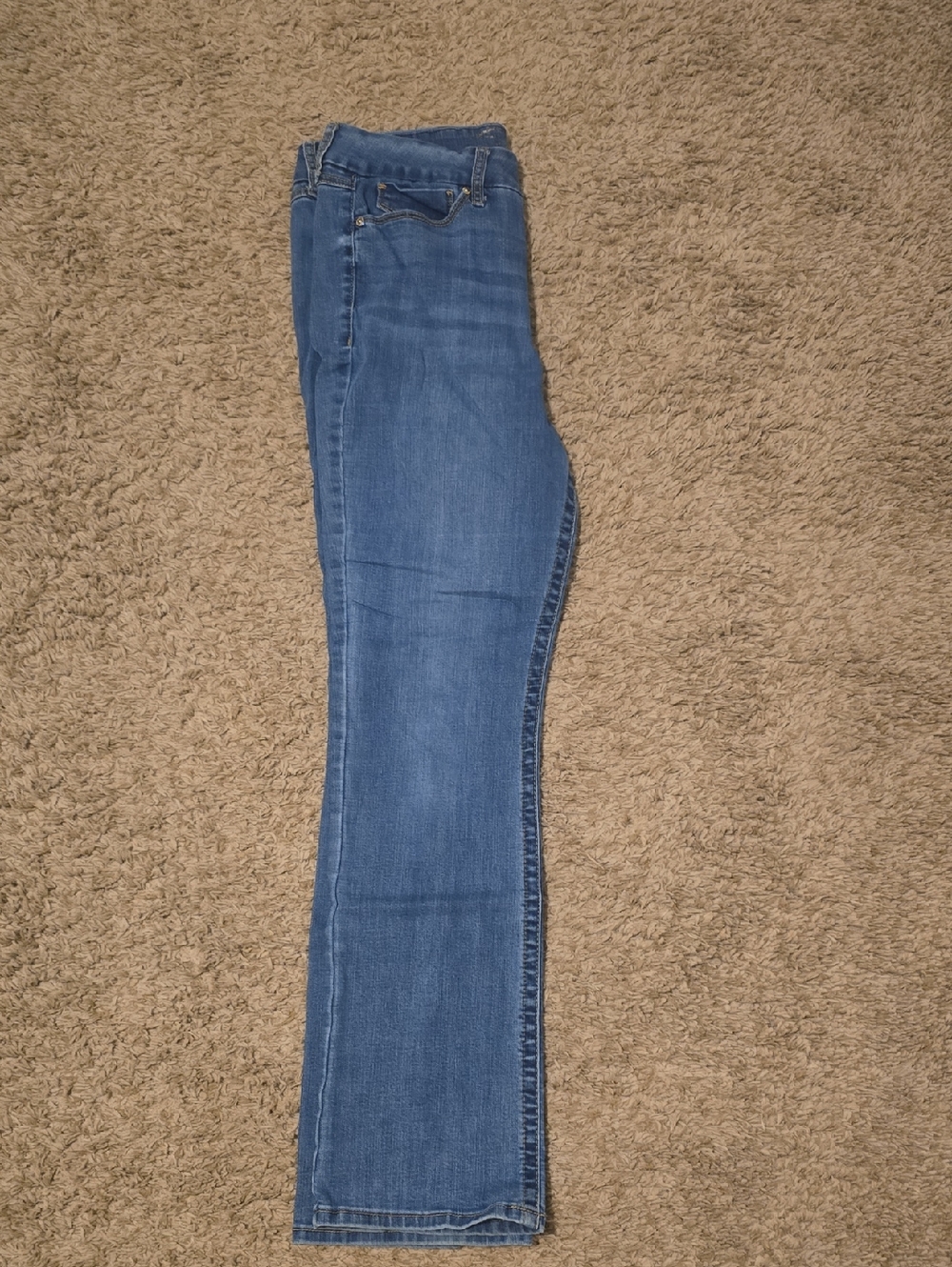 Seven7 Women's Medium Blue Straight-Leg Jeans